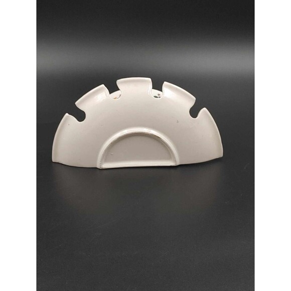 Vintage Fred Roberts Co Rooster Wall Pocket Tea Cup with 4 Slot Spoon Holder - Picture 5 of 7